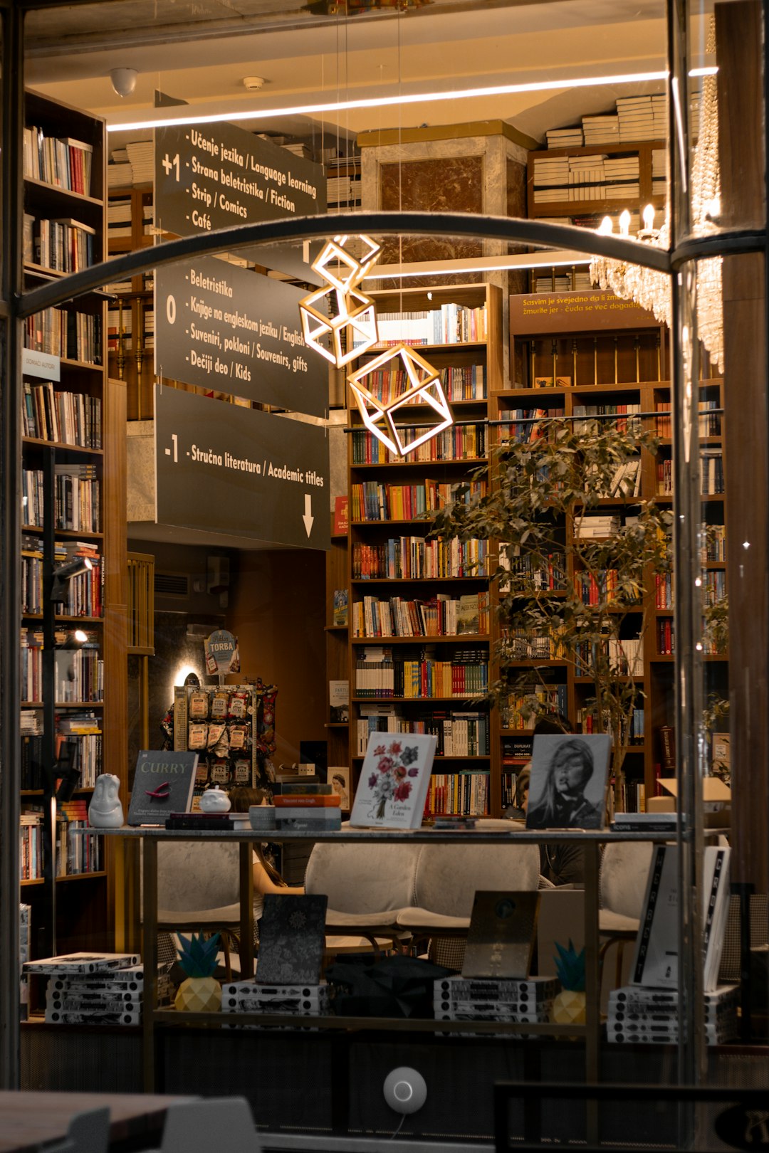 Beautiful bookstore in Belgrade